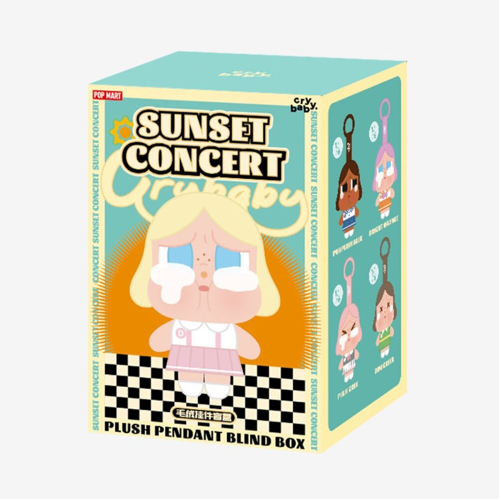 POPMART CRYBABY Sunset Concert Series-Plush Pendant Blind Box - Picture 4 of 4